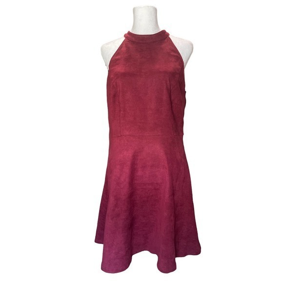 Altar'd State Burgandy Halter‎ Dress Size Large - Picture 1 of 8